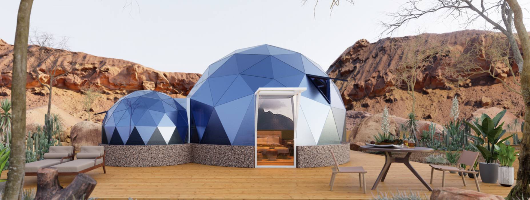 海兴县球形智能光伏玻璃星空房